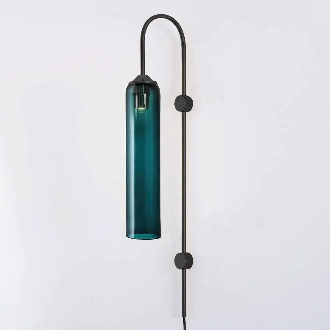 Modern Glass Plug-In Sconce Wall Lamp