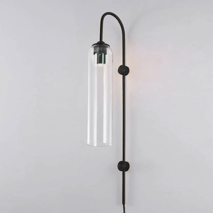 Modern Glass Plug-In Sconce Wall Lamp