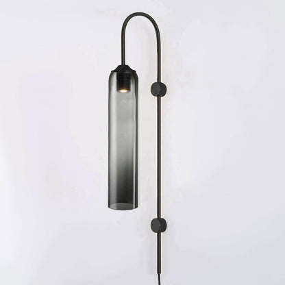 Modern Glass Plug-In Sconce Wall Lamp