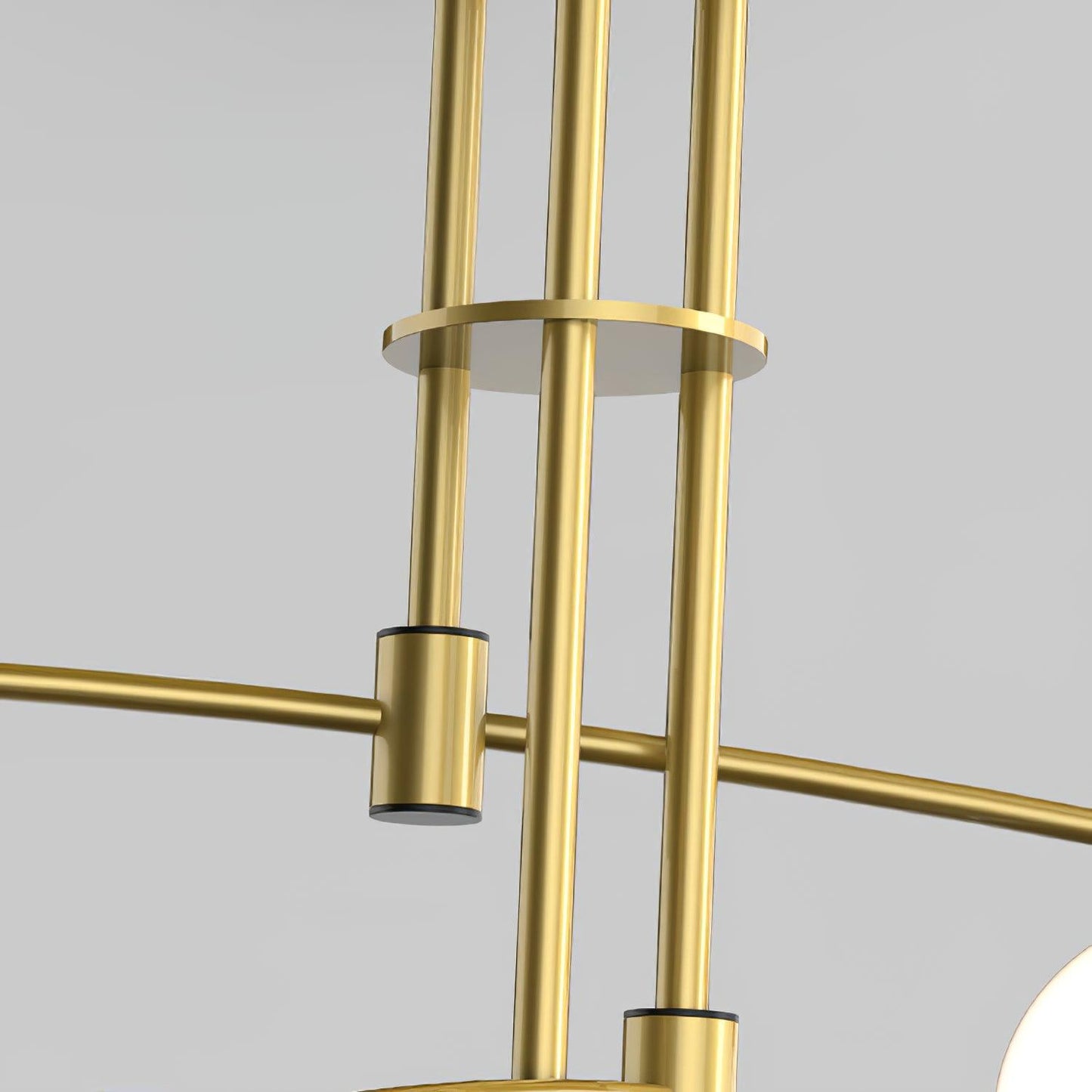 Modern Long Arm Candelabrum Chandelier