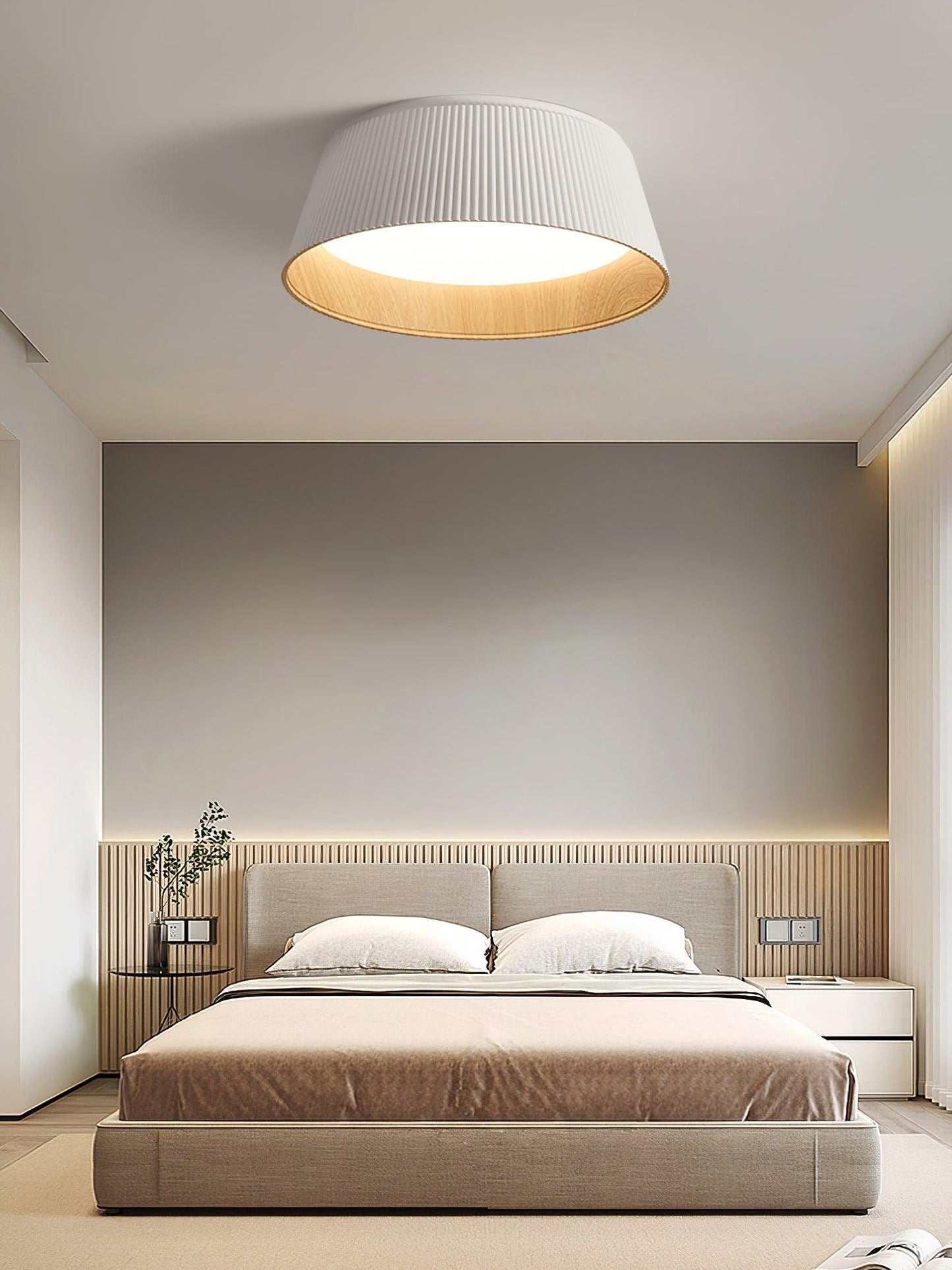 Modern Ribbed Overhead light Ceiling Light