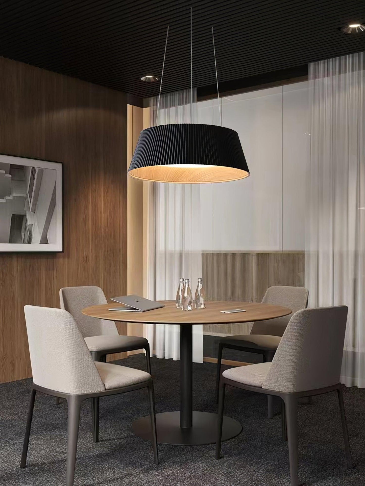 Modern Ribbed Houselight Pendant Light