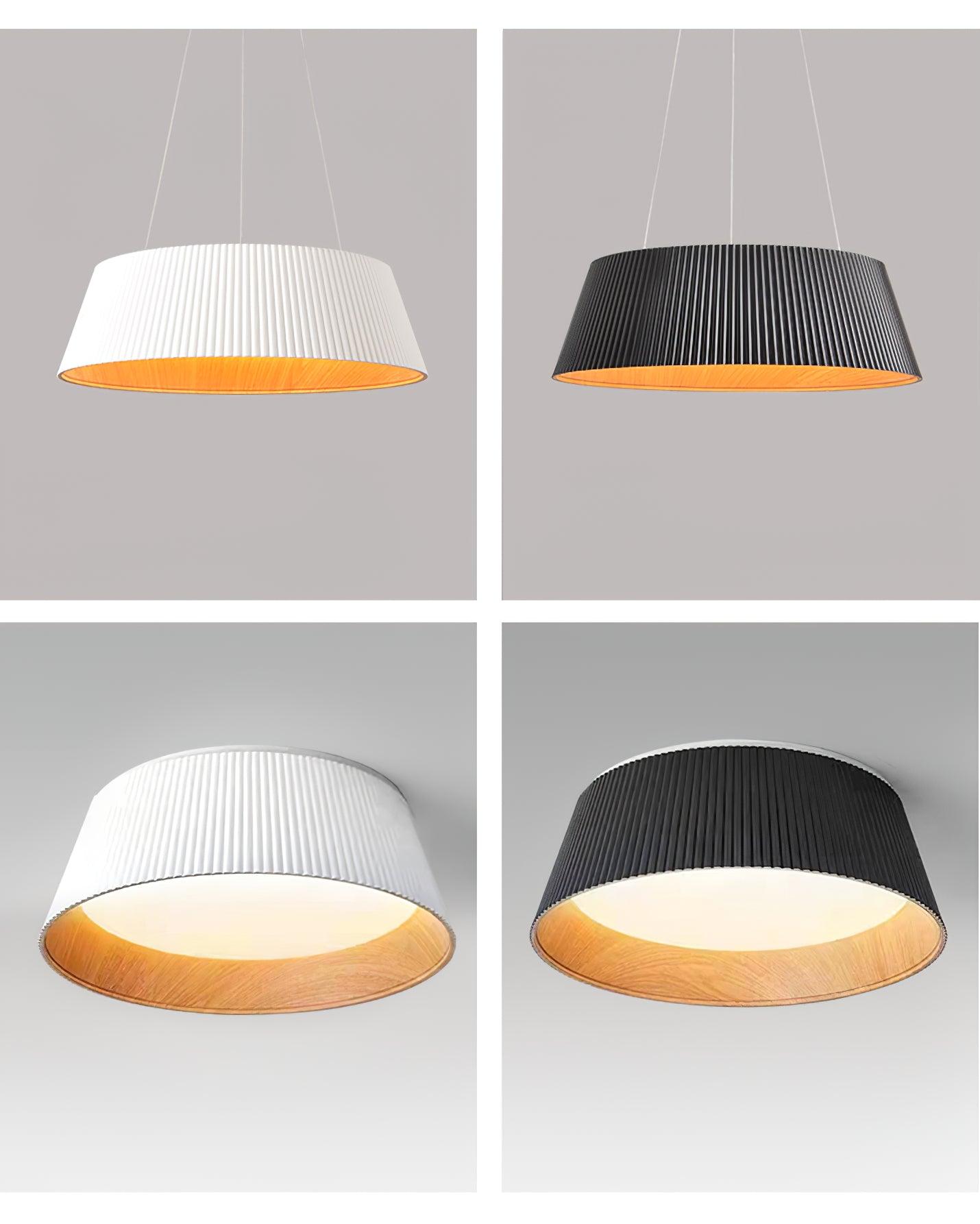 Modern Ribbed Houselight Pendant Light