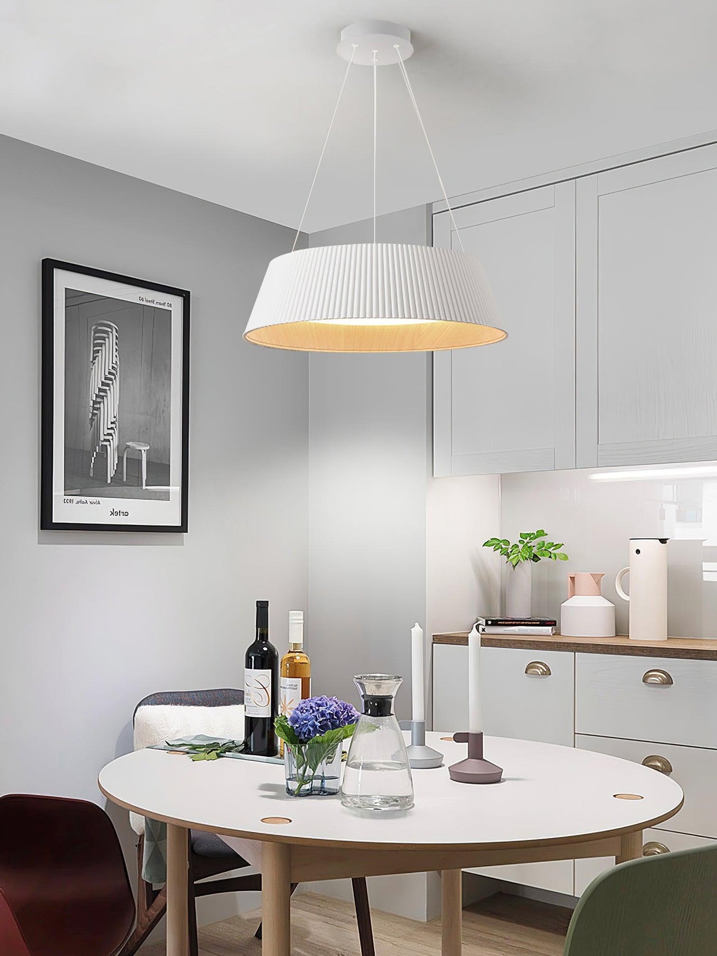 Modern Ribbed Houselight Pendant Light