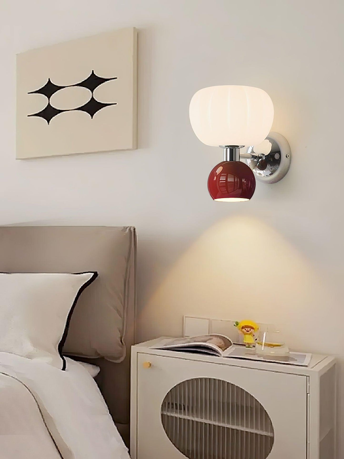 Moderno Cream Wall light Sconce