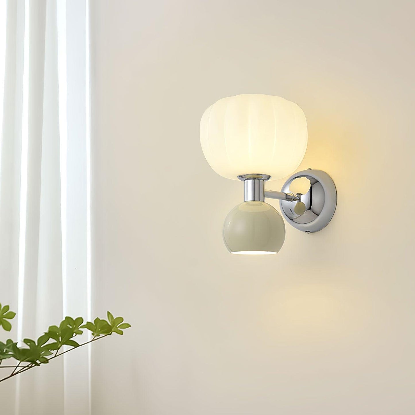 Moderno Cream Wall light Sconce