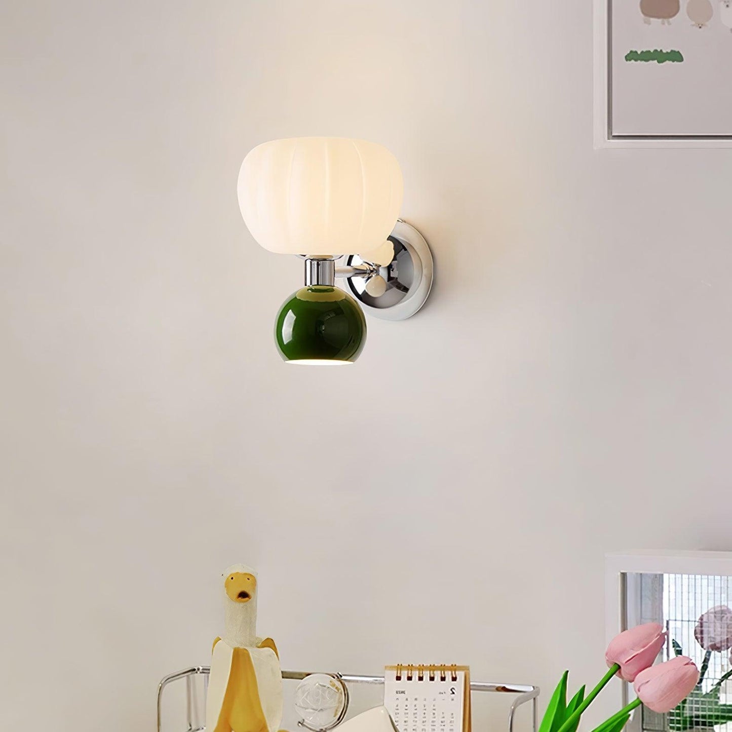 Moderno Cream Wall light Sconce