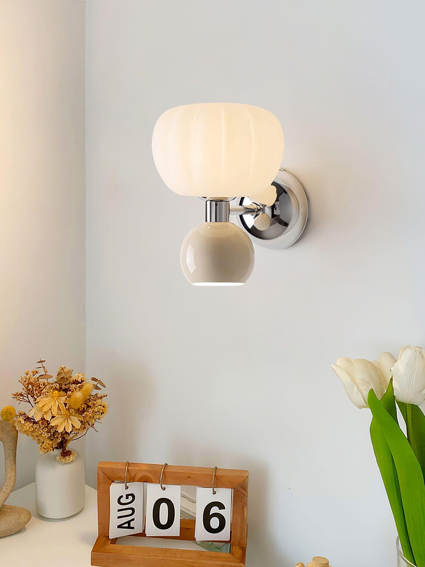 Moderno Cream Wall light Sconce