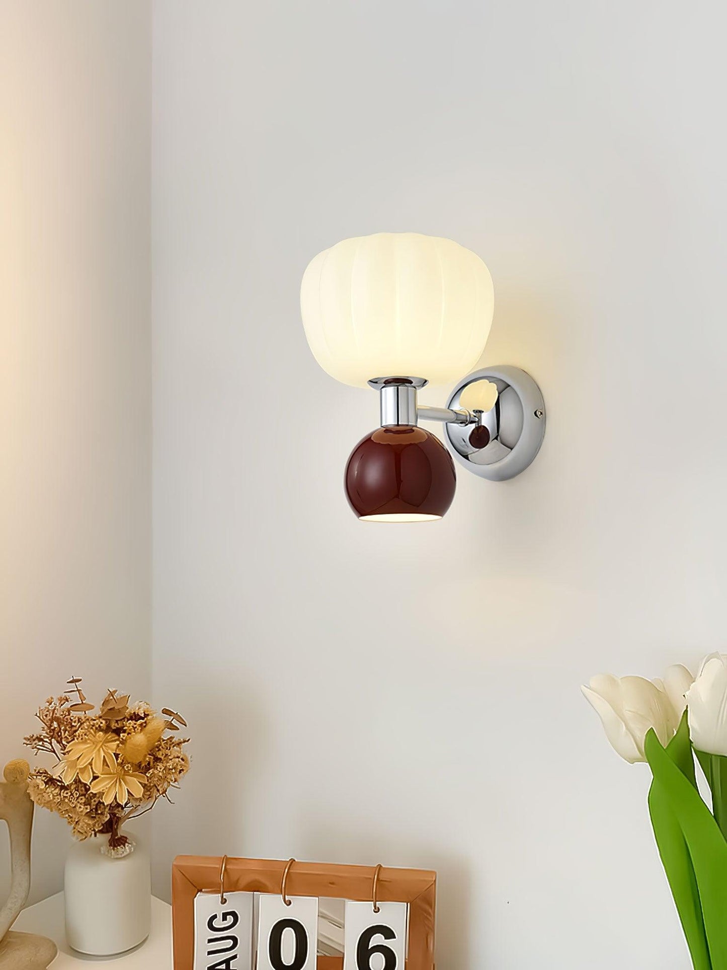 Moderno Cream Wall light Sconce