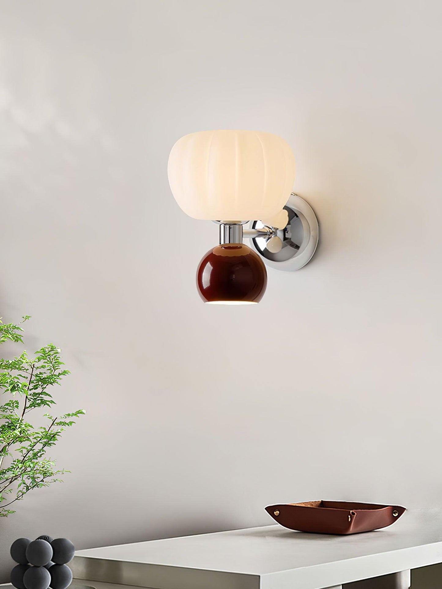 Moderno Cream Wall light Sconce