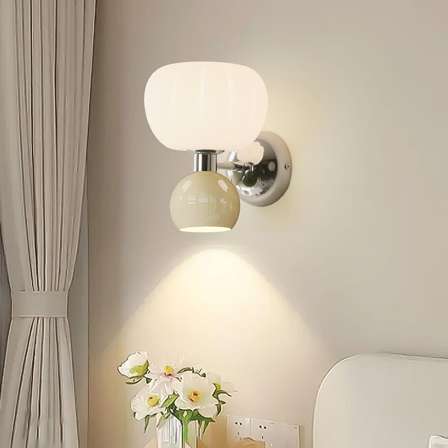 Moderno Cream Wall light Sconce