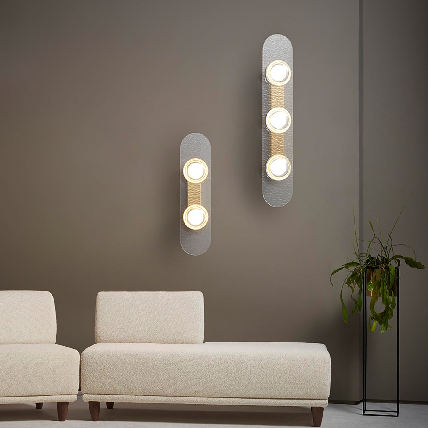 Modulo Brass Wall-mounted light Wall Light