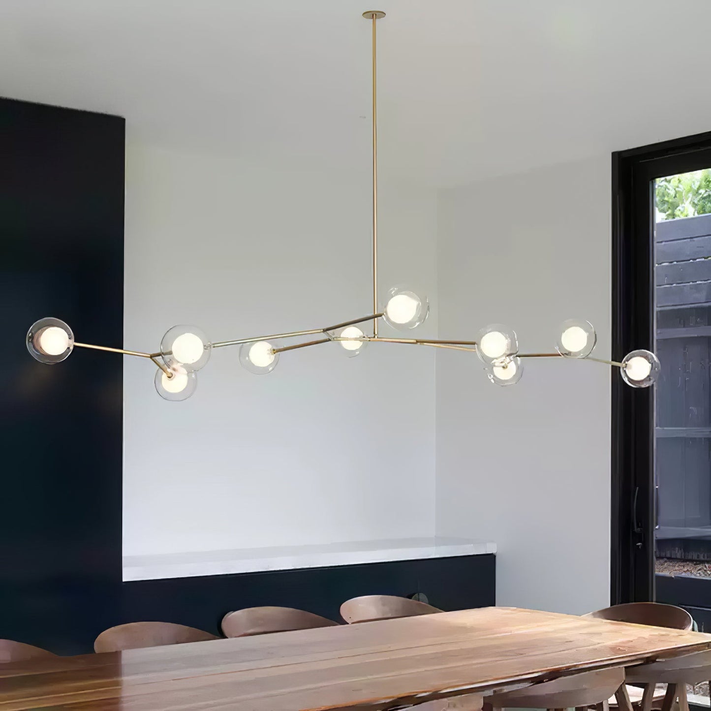 Molecular Glass Balls Pendant light Chandelier