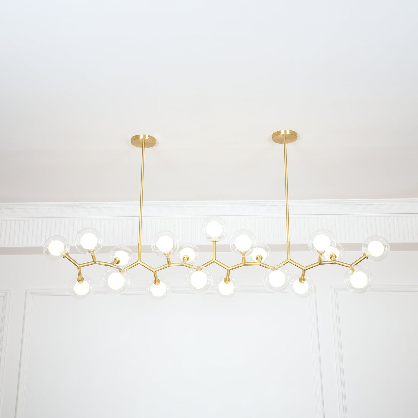 Molecular Glass Balls Pendant light Chandelier