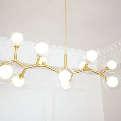 Molecular Glass Balls Pendant light Chandelier