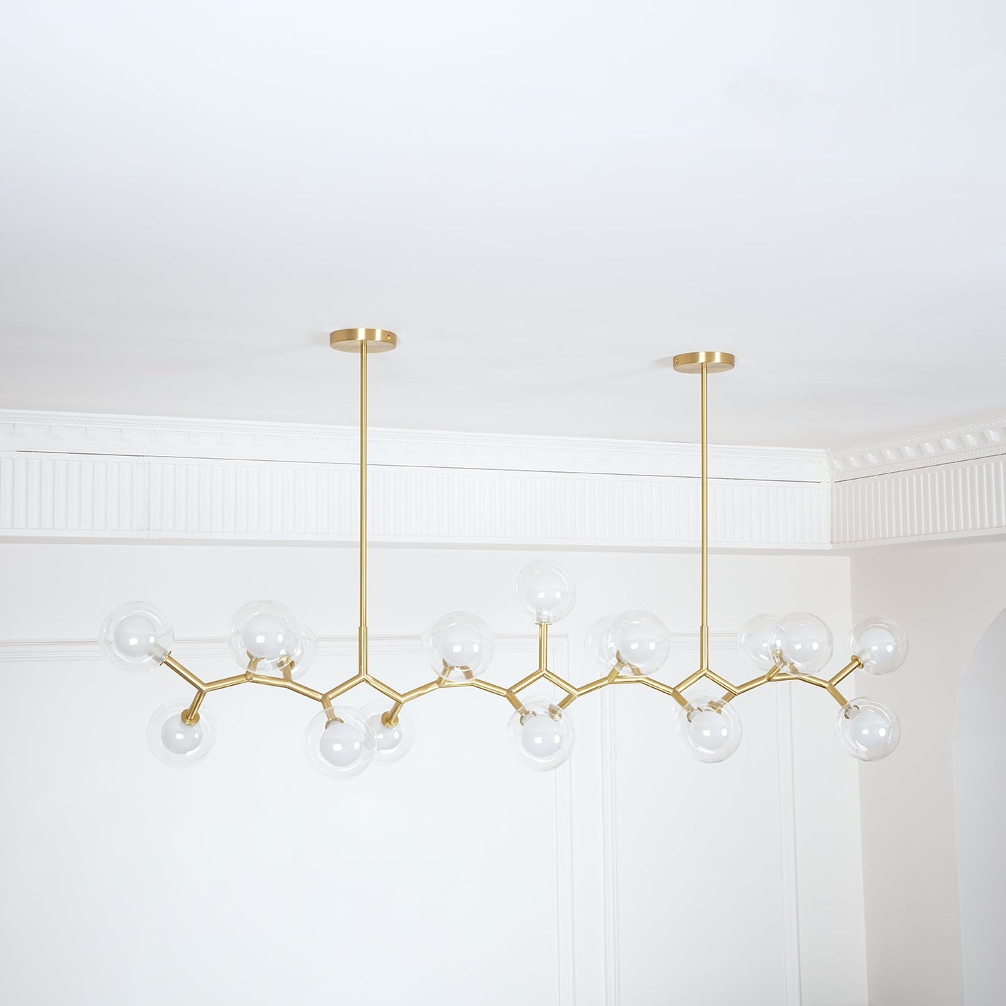 Molecular Glass Balls Pendant light Chandelier