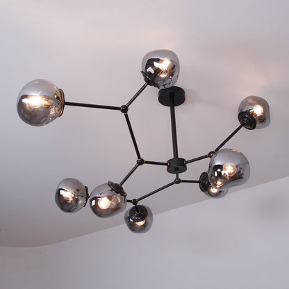 Molecular Glass Pendant light Chandelier