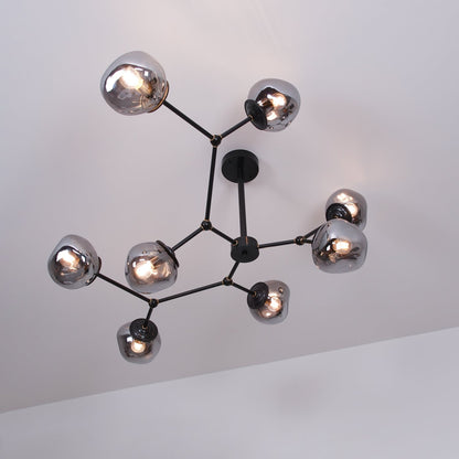 Molecular Glass Pendant light Chandelier