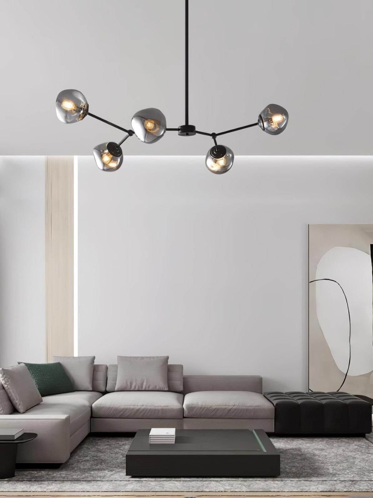 Molecular Glass Pendant light Chandelier