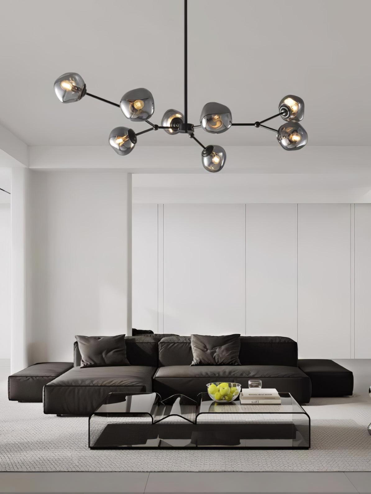 Molecular Glass Pendant light Chandelier