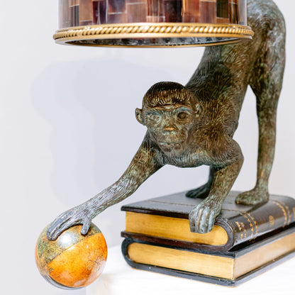 Maitland Smith Monkey Lamp Floor Sample