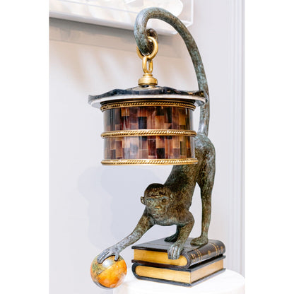 Maitland Smith Monkey Lamp Floor Sample