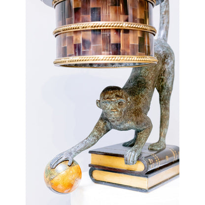 Maitland Smith Monkey Lamp Floor Sample