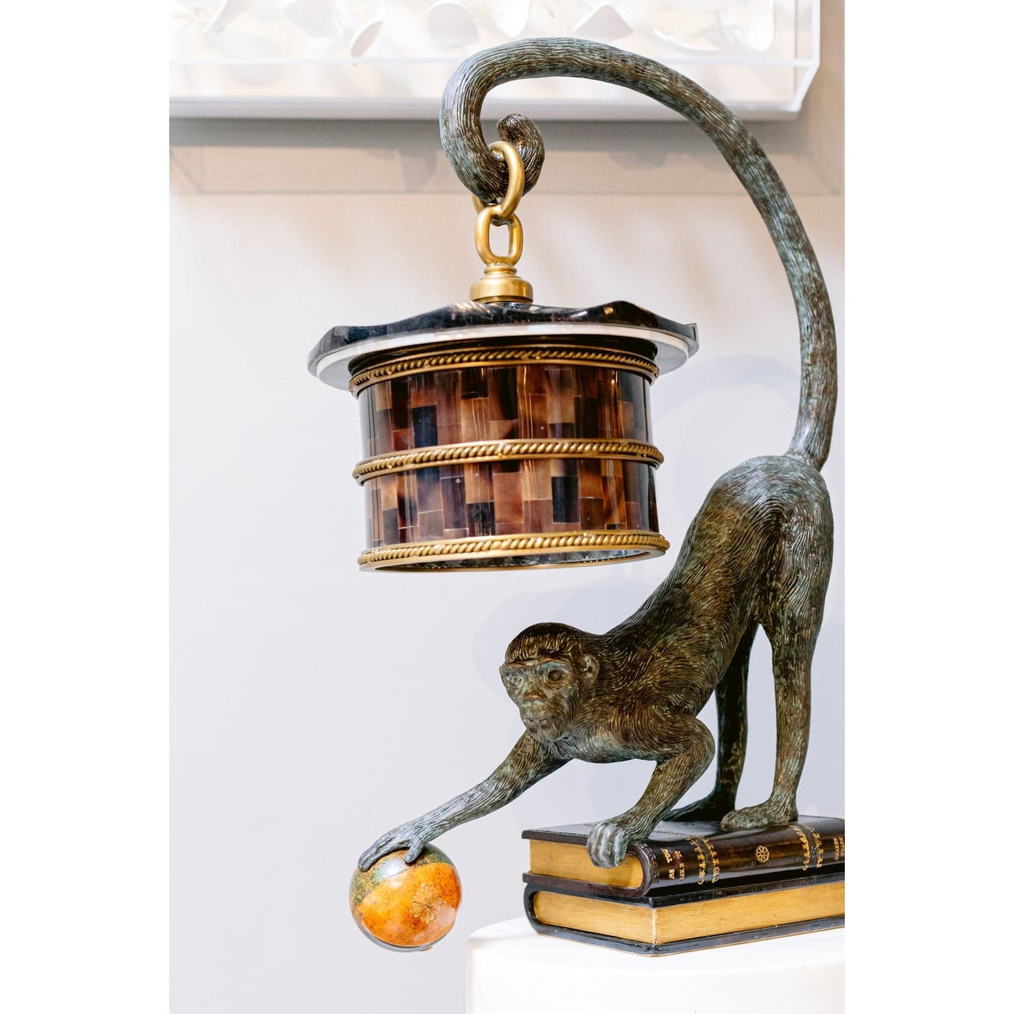 Maitland Smith Monkey Lamp Floor Sample