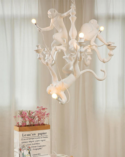 Monkey Candelabrum Chandelier