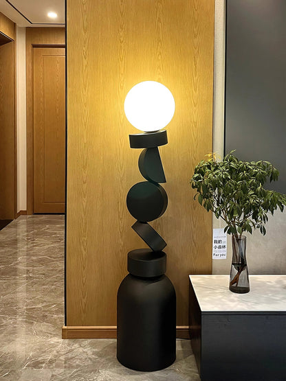 Monolith Cube Accent Lamp Floor Lamp