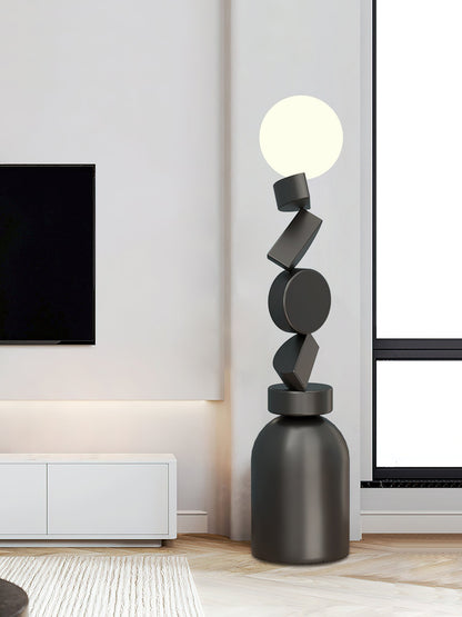 Monolith Cube Accent Lamp Floor Lamp