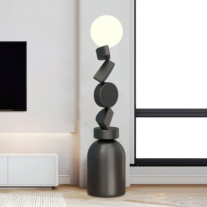 Monolith Cube Accent Lamp Floor Lamp