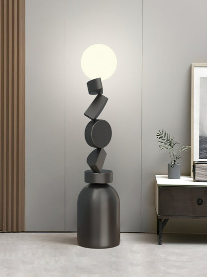 Monolith Cube Accent Lamp Floor Lamp