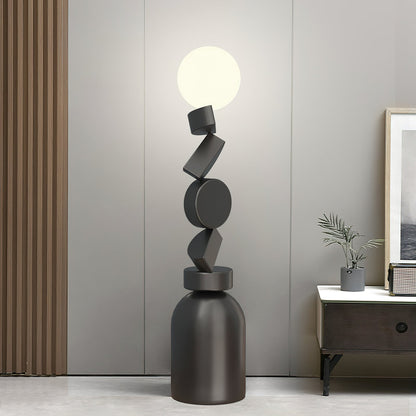 Monolith Cube Accent Lamp Floor Lamp