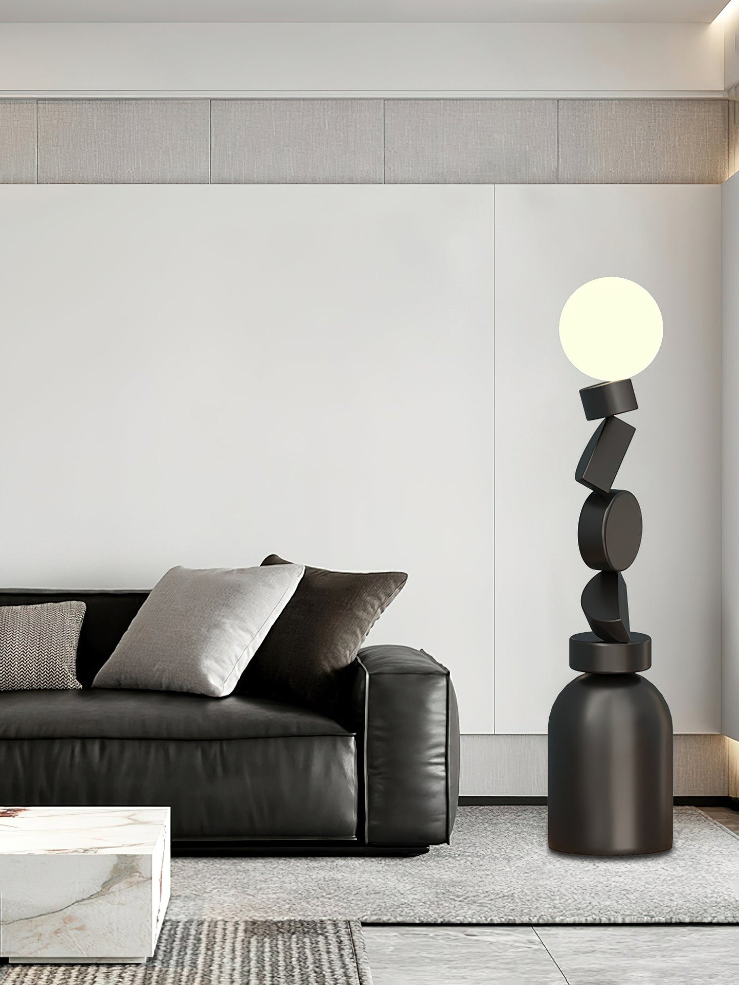 Monolith Cube Accent Lamp Floor Lamp