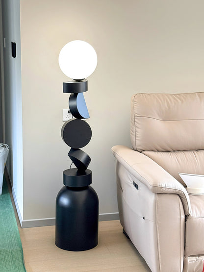 Monolith Cube Accent Lamp Floor Lamp