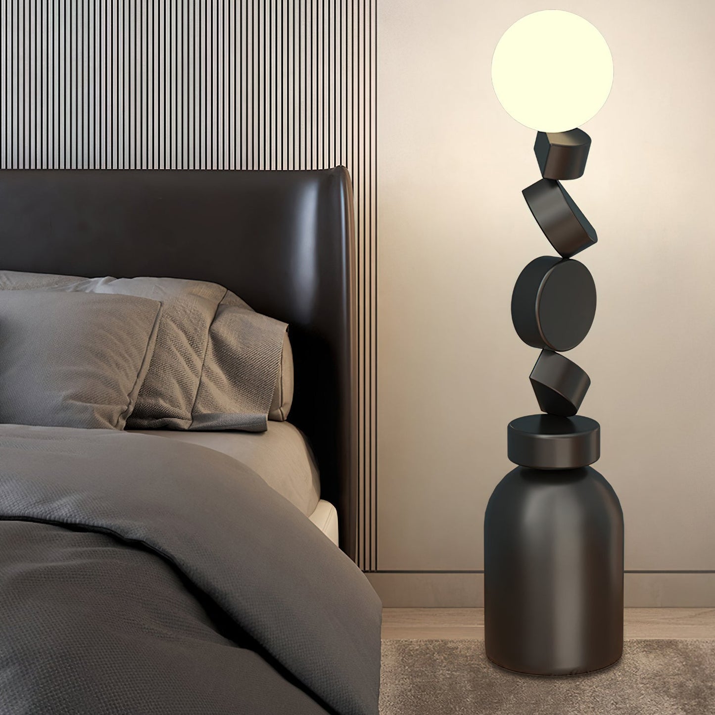 Monolith Cube Accent Lamp Floor Lamp