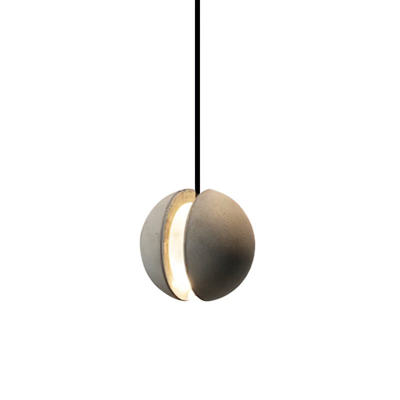 Moon Concrete Ceiling light fitting Pendant Lamp