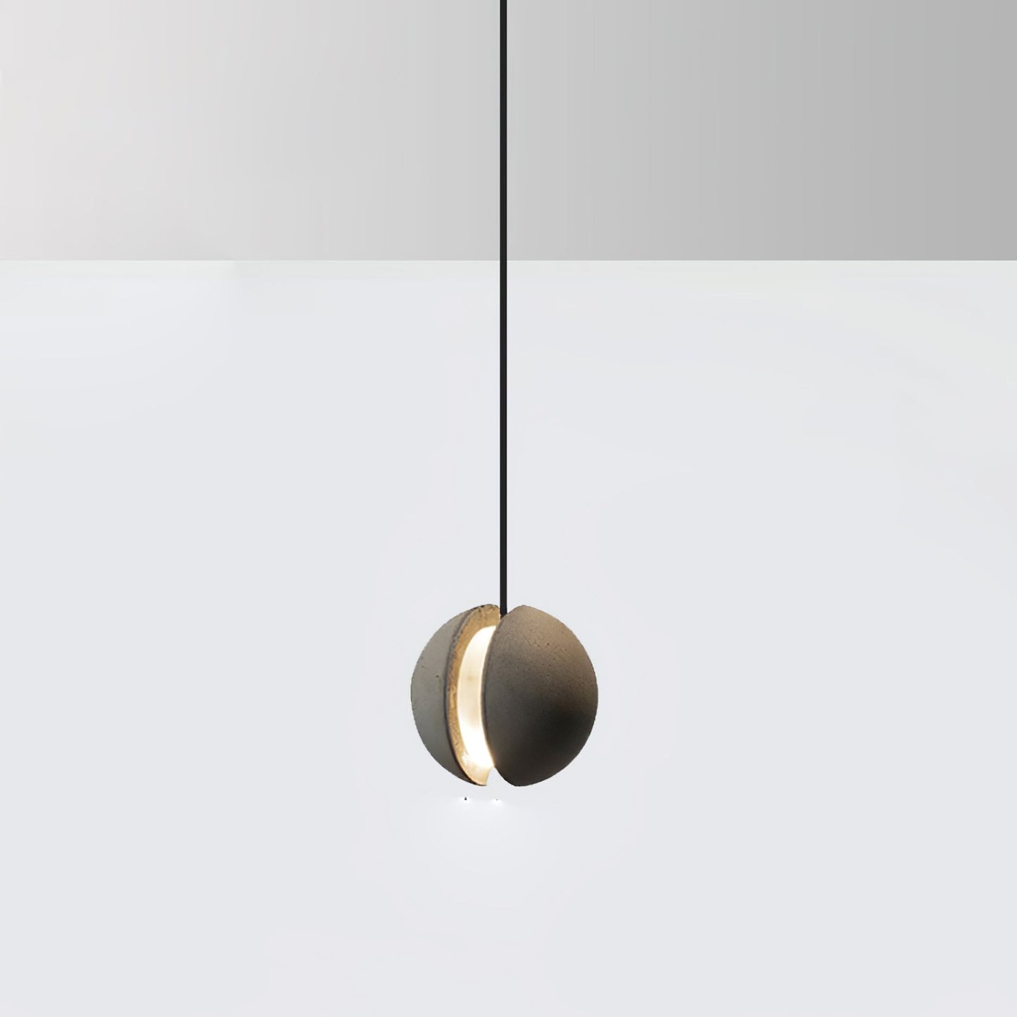 Moon Concrete Ceiling light fitting Pendant Lamp