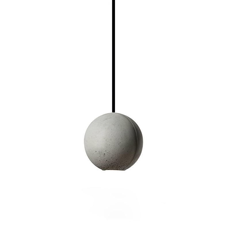 Moon Concrete Ceiling light fitting Pendant Lamp