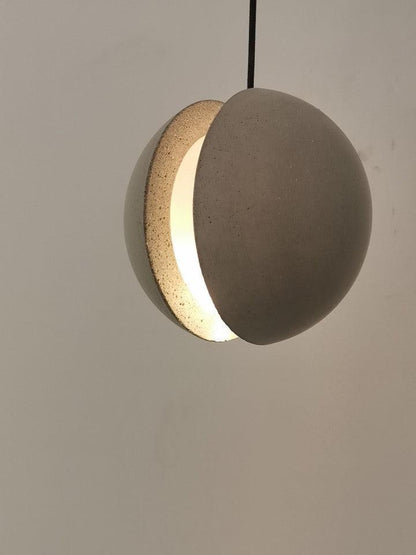 Moon Concrete Ceiling light fitting Pendant Lamp