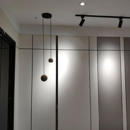 Moon Concrete Ceiling light fitting Pendant Lamp