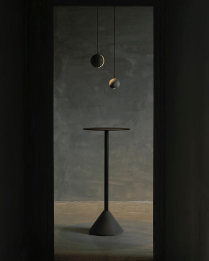 Moon Concrete Ceiling light fitting Pendant Lamp