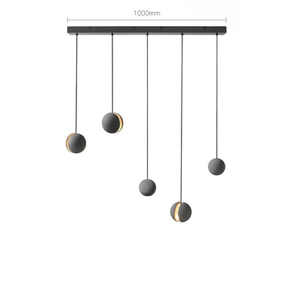 Moon Concrete Ceiling light fitting Pendant Lamp