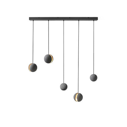 Moon Concrete Ceiling light fitting Pendant Lamp