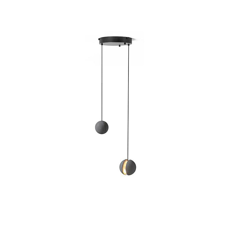 Moon Concrete Ceiling light fitting Pendant Lamp