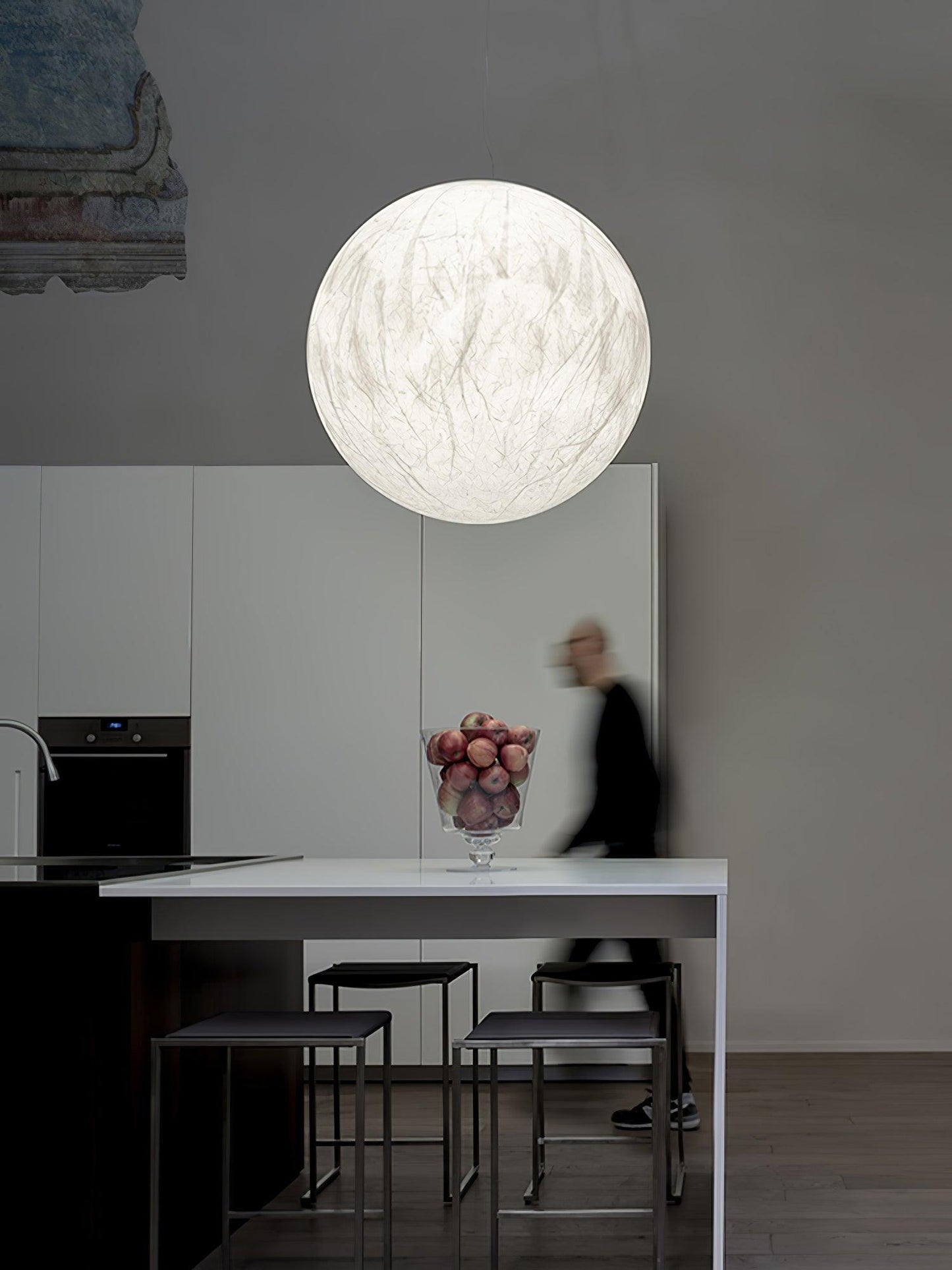 Moon Silk Droplight Pendant Lamp