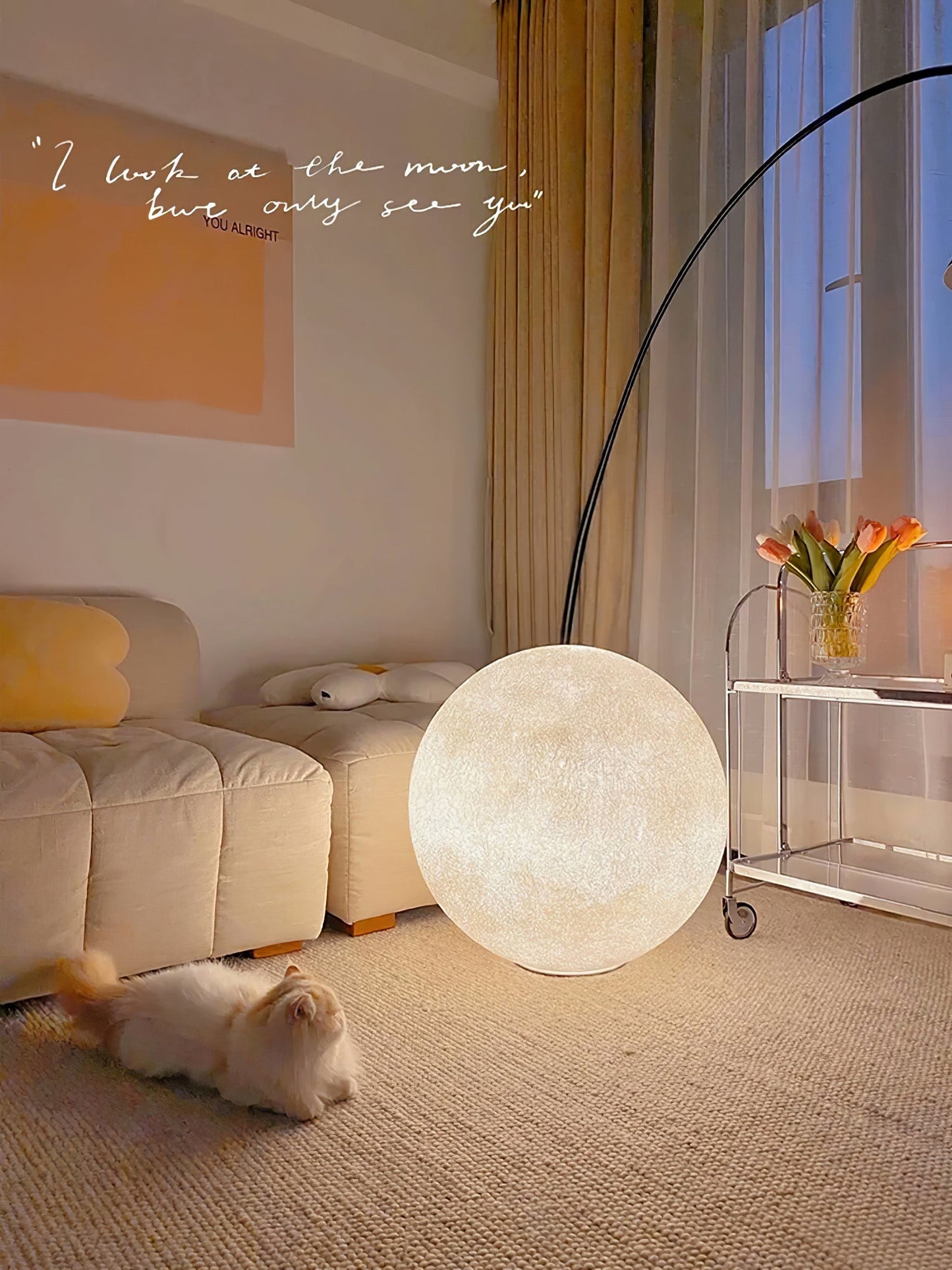 Moon Nightstand lamp Table Lamp