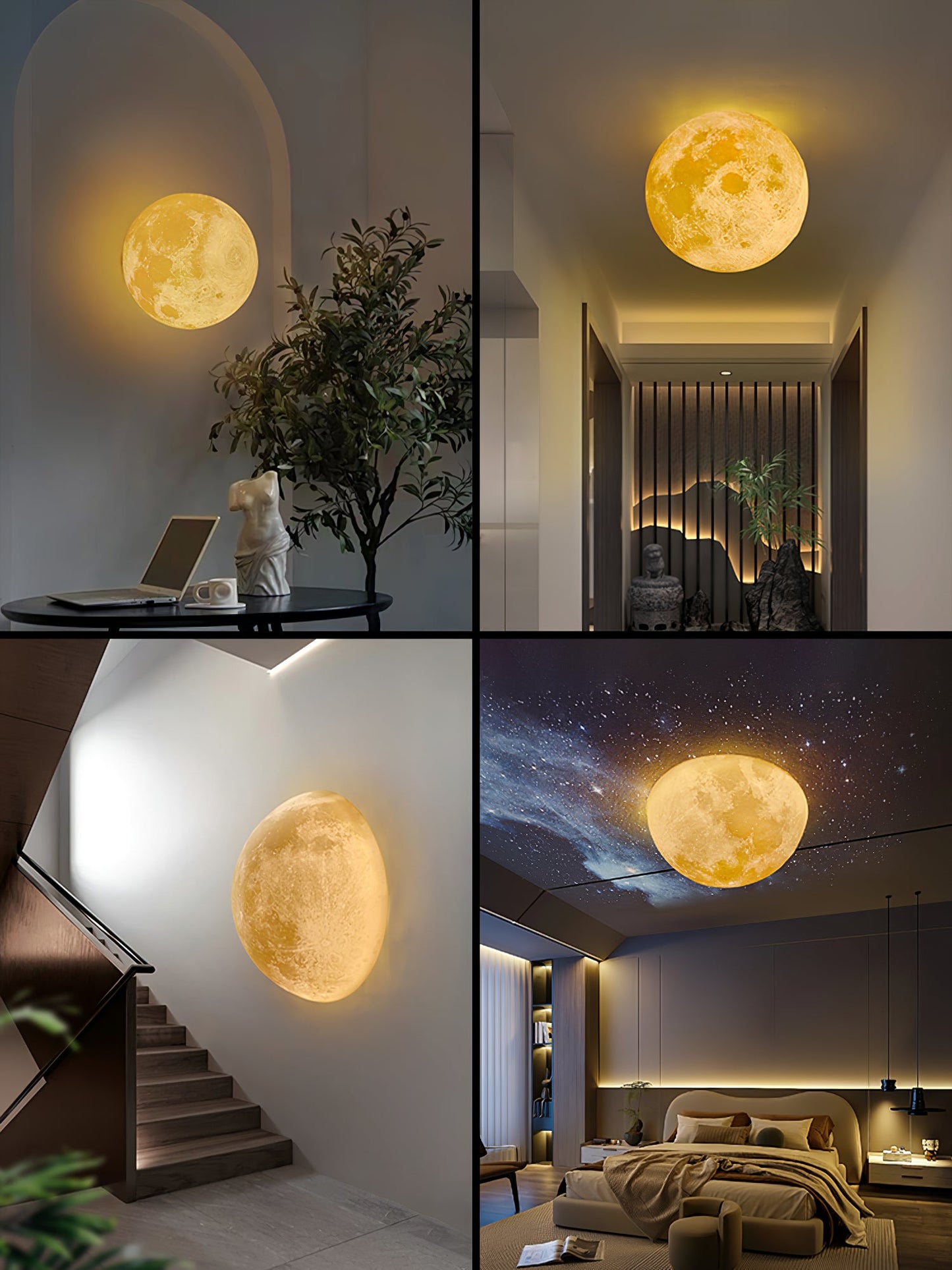 Moon 3D Bracket light Wall Lamp