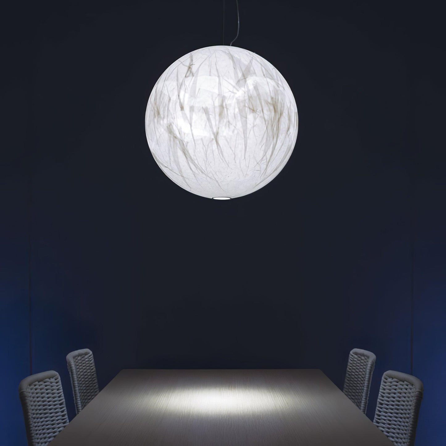 Moon Silk Droplight Pendant Lamp